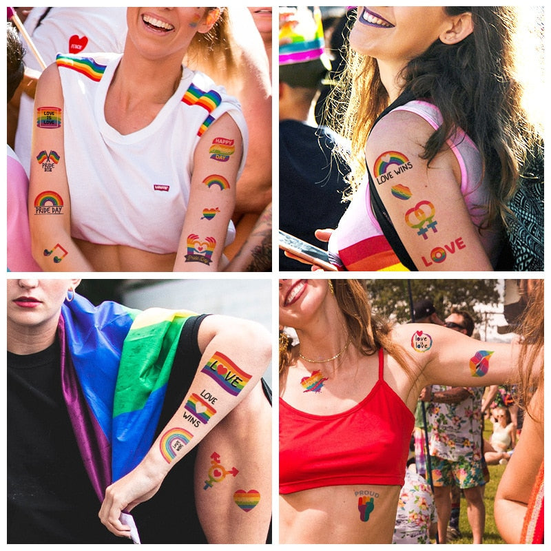 Pride Day Temporary Tattoos