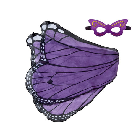 Kids Fairy Butterfly Wings and Masks