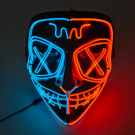 Glowing Cosplay LED Joker Masks