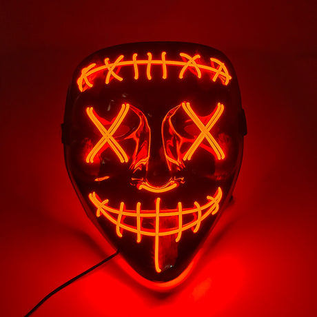 Glowing Cosplay LED Joker Masks