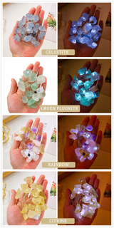 2M Natural Quartz Crystal Energy String Lights
