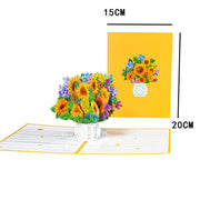 Pop-Up Flower Card 3D Greeting Card