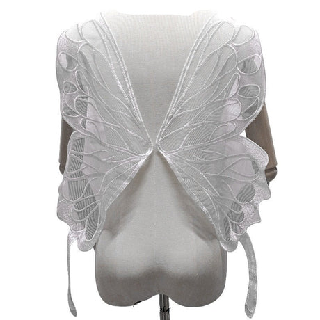 1Pair Butterfly Wings Embroidered Large DIY Appliqué 65X23cm