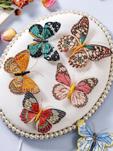 Beginner Butterfly Embroidery Kits With Hoop DIY Brooch Embroidery Kit