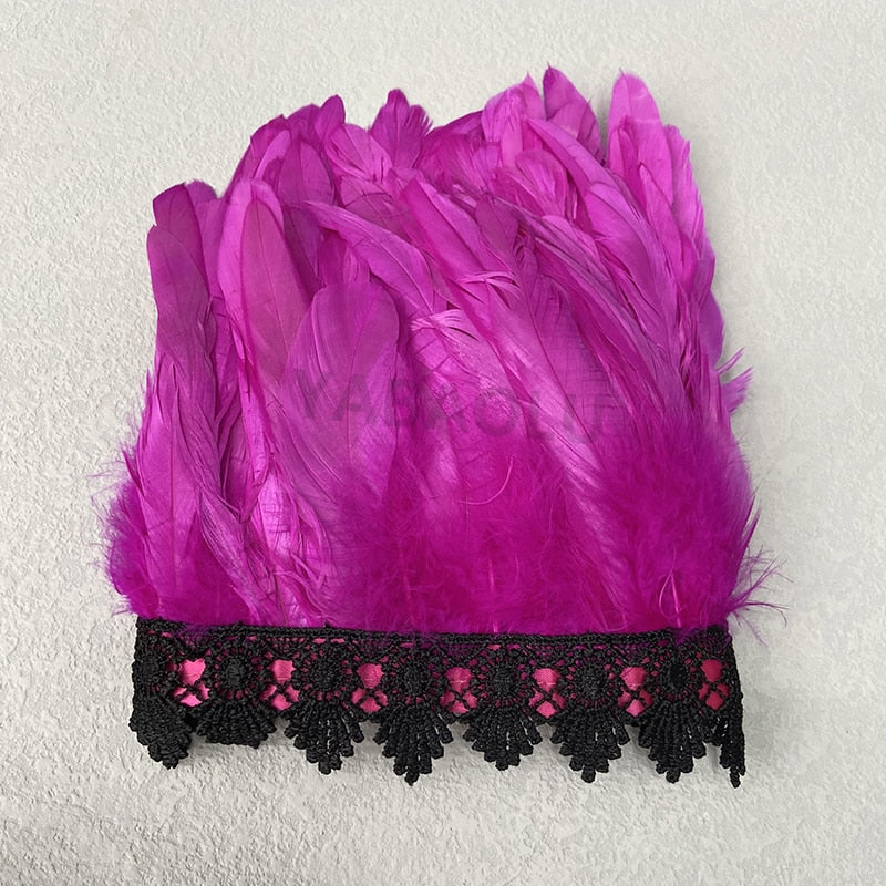 Natural Feather Wrist Cuffs
