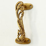 Peacock Handcrafted Brass Door Handle Pull