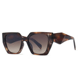 Rainbow Cats Eye Polygon Sunglasses