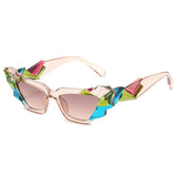 Franny's Fragmented Cat eye Sunglasses