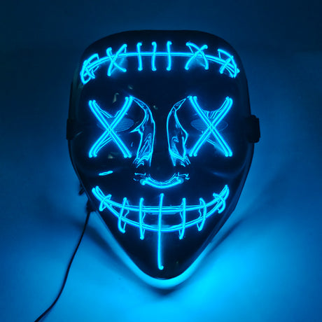 Glowing Cosplay LED Joker Masks