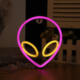 Planets & Astronauts Neon Lights LED Night Lights