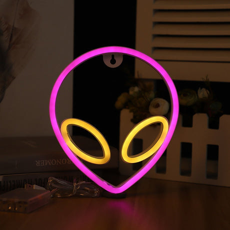 Planets & Astronauts Neon Lights LED Night Lights