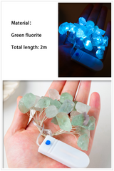 2M Natural Quartz Crystal Energy String Lights
