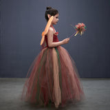 Woodland Fairy Princess Costume for Girls Fancy Tutu Dress with Wings