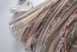 Mulberry Silk Summer Floral Dress