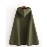 Medieval Fashion Sleeveless Hooded Cloak
