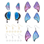 Make Your Own Handmade Fairy Resin Butterfly Wing Earrings Kits