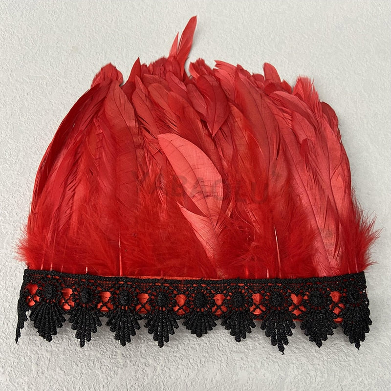 Natural Feather Wrist Cuffs
