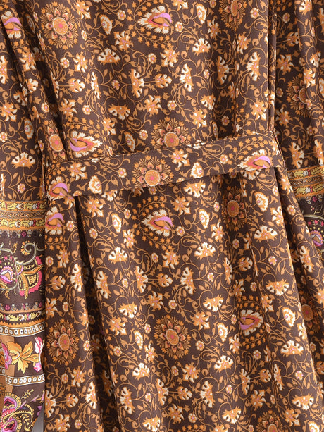 River Moss Boho Maxi Dress