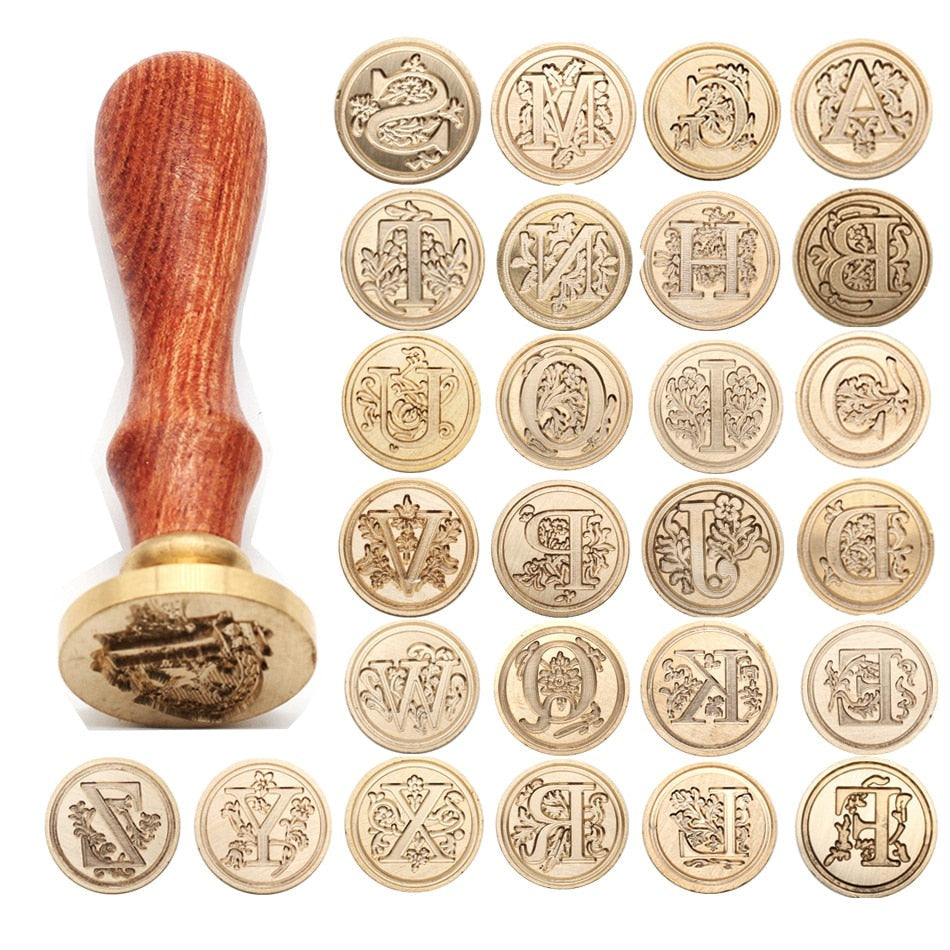 Classic Style 26 Letters | Wax Seal Stamp Australian Gift Shop Online ...