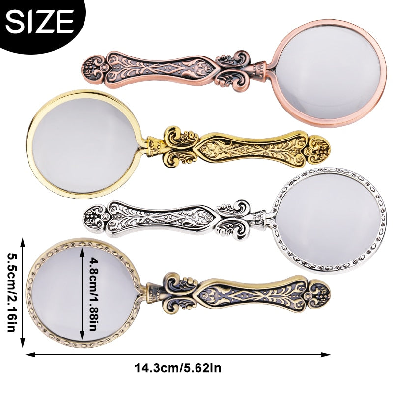 Vintage Style Magnifying Glass