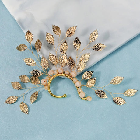 Golden Leaves Ear Cuff