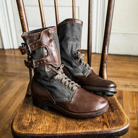 Steampunk, Pirate or Viking Cosplay Faux Leather Boots