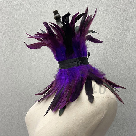 Rooster Feather Choker