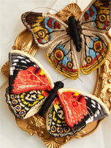 Starter Embroidery Kit Handmade Butterfly Brooches DIY Sewing Kit With Hoop