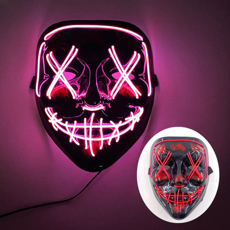 Glowing Cosplay LED Joker Masks