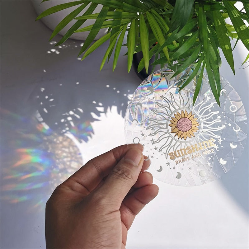 Rainbow Maker Window Stickers DIY Glass Decals Rainbow Prisms Maker