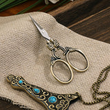 The Royal Tailor's Needlework Scissors Kit With Necklace Holder