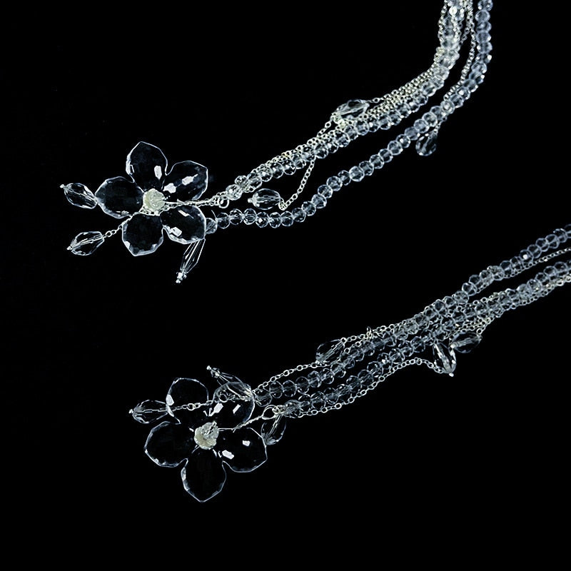 Mermaid Headdress Water Effect Transparent Crystal Headwear
