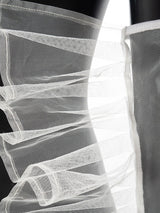 Sheer Ruffles Long Gloves