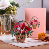Pop-Up Flower Card 3D Greeting Card