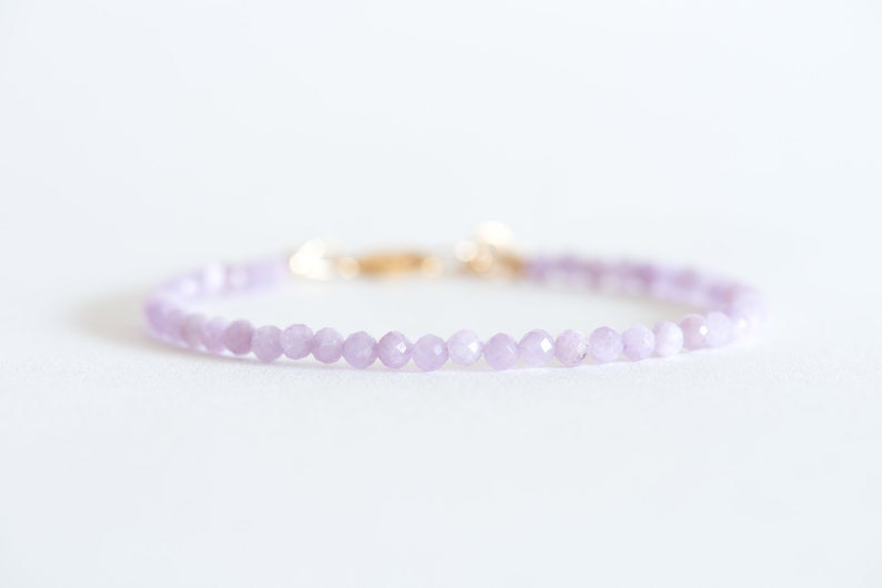 Delicate Kunzite Stone Bracelet