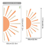 Sunshine Removable Wall Stickers Peel and Stick Vinyl Decals