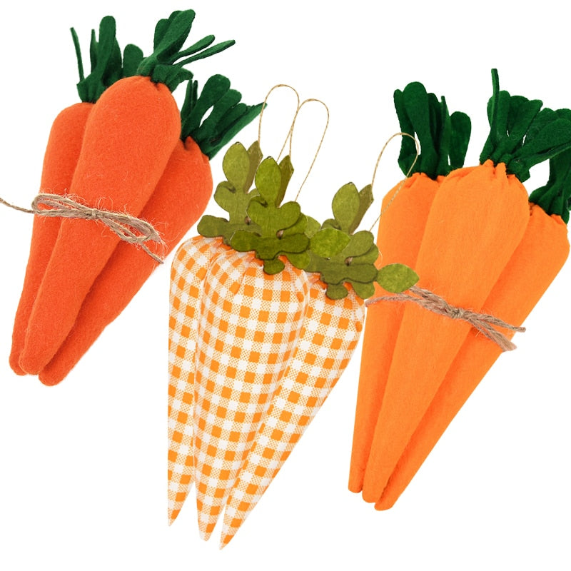 Easter Cotton Carrots Decoration Gifts