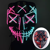 Glowing Cosplay LED Joker Masks