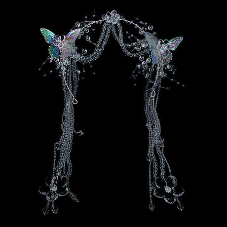 Mermaid Headdress Water Effect Transparent Crystal Headwear