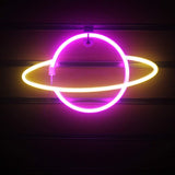 Planets & Astronauts Neon Lights LED Night Lights