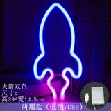 Planets & Astronauts Neon Lights LED Night Lights