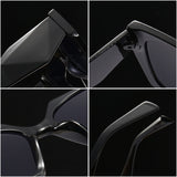 Rainbow Cats Eye Polygon Sunglasses