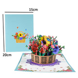Pop-Up Flower Card 3D Greeting Card