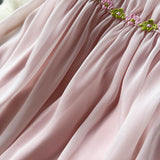 Spring Fae Pink Garden Party Dress