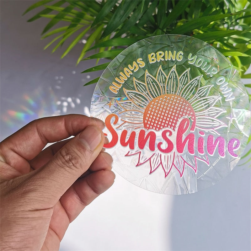 Rainbow Maker Window Stickers DIY Glass Decals Rainbow Prisms Maker