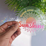Rainbow Maker Window Stickers DIY Glass Decals Rainbow Prisms Maker