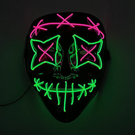 Glowing Cosplay LED Joker Masks