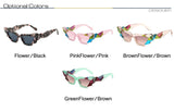 Franny's Fragmented Cat eye Sunglasses
