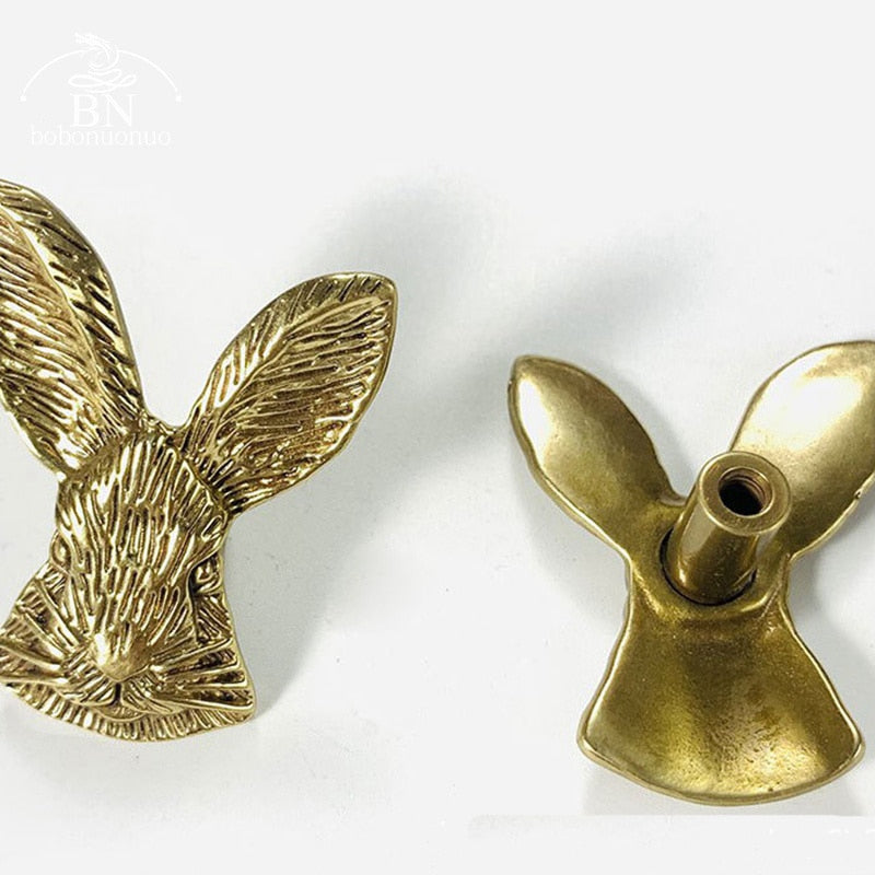 Mr Rabbit Brass Furniture Handle Door Knobs Pulls