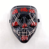 Glowing Cosplay LED Joker Masks